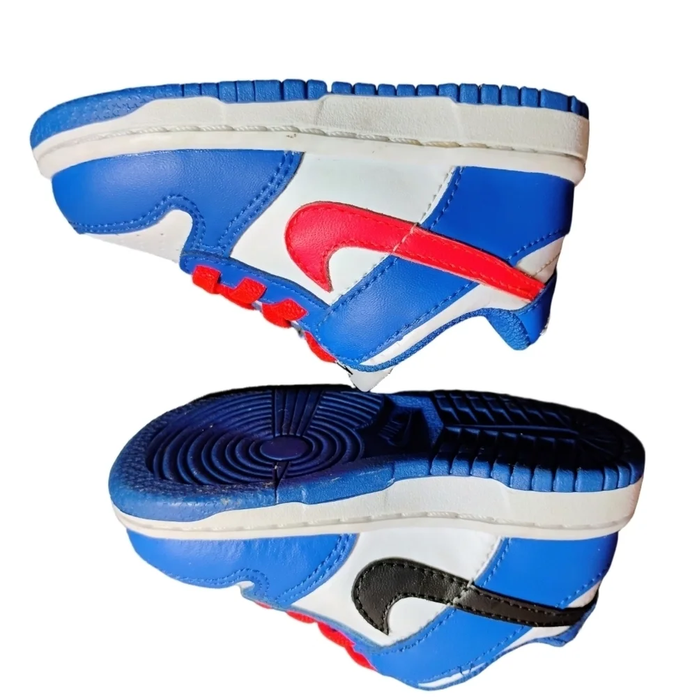 Nike Dunk Low TD Game Royal Crimson White Size 5C